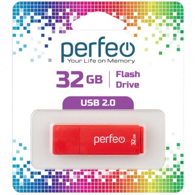 USB Perfeo 32GB C04 Red фото