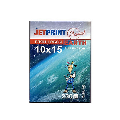 Фотобумага Jetprint глянцевая 10х15 230г/м 100 л (N 129) фото