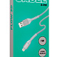 Дата-кабель Smartbuy USB 8pin кабель в ТРЕ оплет.FIow 3D, 1 м мет нак <2A синий (iK-512FLbox blue) фото