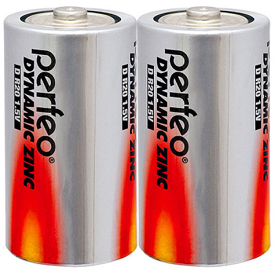 Батарейка Perfeo R20/2SH Dynamic Zinc фото