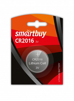 Батарейка Smartbuy литевый элемент CR 2016 1B фото