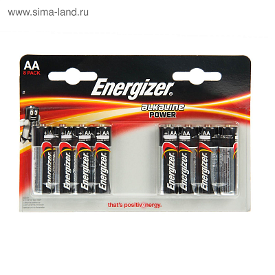 Батарейка Energizer LR6/8BL Alkaline Power фото