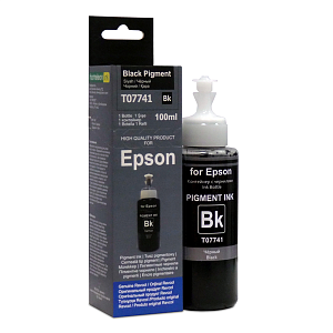 Чернила Revcol для Epson серия L оригинальная упаковка Black Pigment 100 мл.  фото