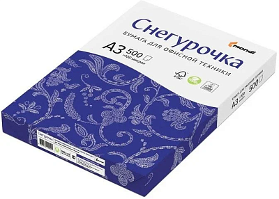 Бумага офисная Снегурочка А3 80 г/м2 500 л фото