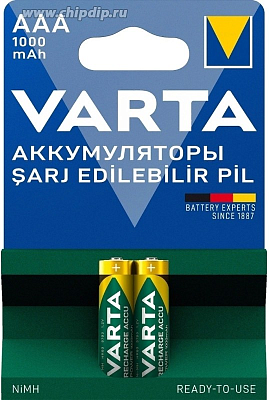 аккумулятор Varta AАА1000mAh/2BL Ready2Use фото