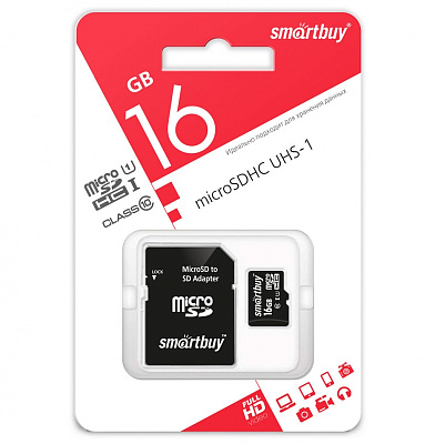  SDHC Smartbuy карта памяти 16GB Class 10   фото