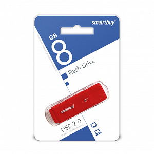 UFD Smartbuy 8GB Dock Red (SB8GBDK-R) фото