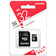 Micro SDHC карта памяти Smartbuy 32 ГБ Class 10 (с адаптером SD) LE фото