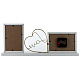 Фоторамка Platinum BB-7153С фоторамка с часами, 2 фоторамки 10х15 LOVE (настольная) /6 фото