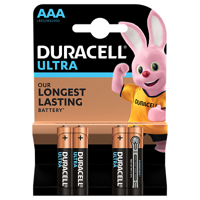 Батарейка Duracell LR03 ultra M3 (AAA) 2*BL фото
