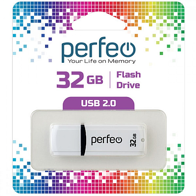 USB Perfeo 32GB C02 White фото