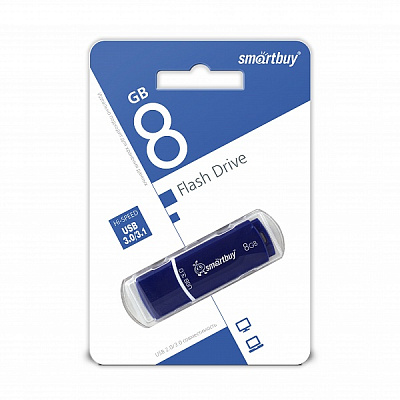 UFD 3.0 Smartbuy 8GB Crown Blue (SB8GBCRW-Bl) фото