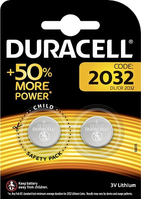 Батарейка Duracell CR2032/2BL фото
