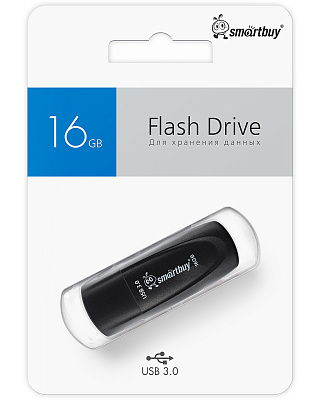 UFD 3.0 Smartbuy 16GB Scout Черный (SB16GB3SCK) фото