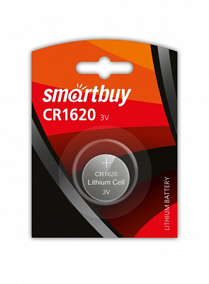 Батарейка Smartbuy литевый элемент CR 1620 1B  фото