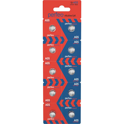 Батарейка Perfeo LR754/10BL Alkaline Cell AG4 фото