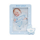 Фоторамка Fotografia FFL 807 10х15 см "New Baby" голубая фото