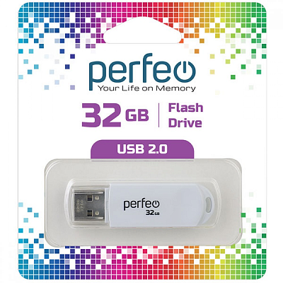 USB Perfeo 32GB C03 White фото