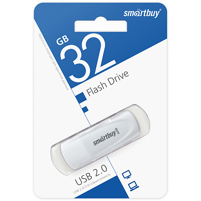 UFD Smartbuy 32GB Scout White (SB32GB2SCW) фото