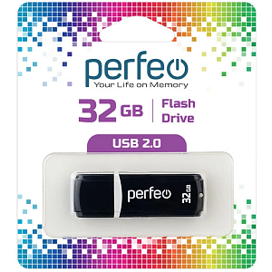 USB Perfeo 32GB C02 Black  фото
