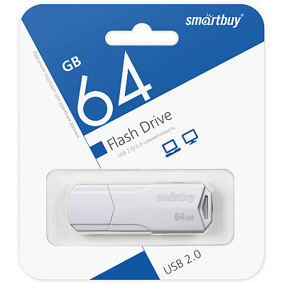 UFD Smartbuy 64GB CLUE White (SB64GBCLU-W) фото