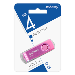 UFD Smartbuy 4GB Twist Pink (SB4GB2TWP) фото
